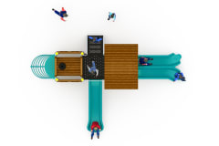 Tren Temalı Oyun Grubu D-400 PRK-400 | Temalı Metal Oyun Grupları | Erse Kent Mobilyaları